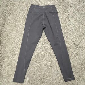 Victoria's Secret Charcoal Gray High-Rise Seam Leggings